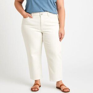 Levis Signature Womens Jeans Heritage High Rise Straight Stretch Denim Size 18